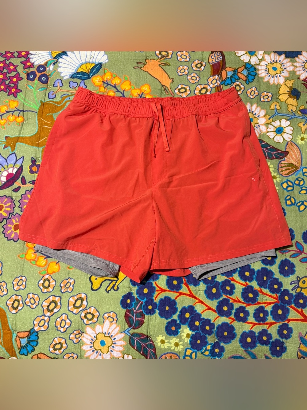 DSG Men's Athletic Shorts in “Red Sun” Colorway